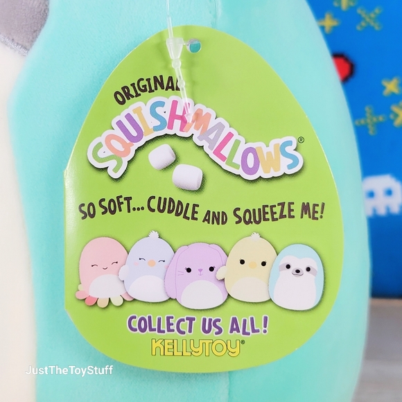 Squishmallow Aqua the Sloth 7" UltraSoft Stuffed Animal Toy Plush NWT - Picture 5 of 6